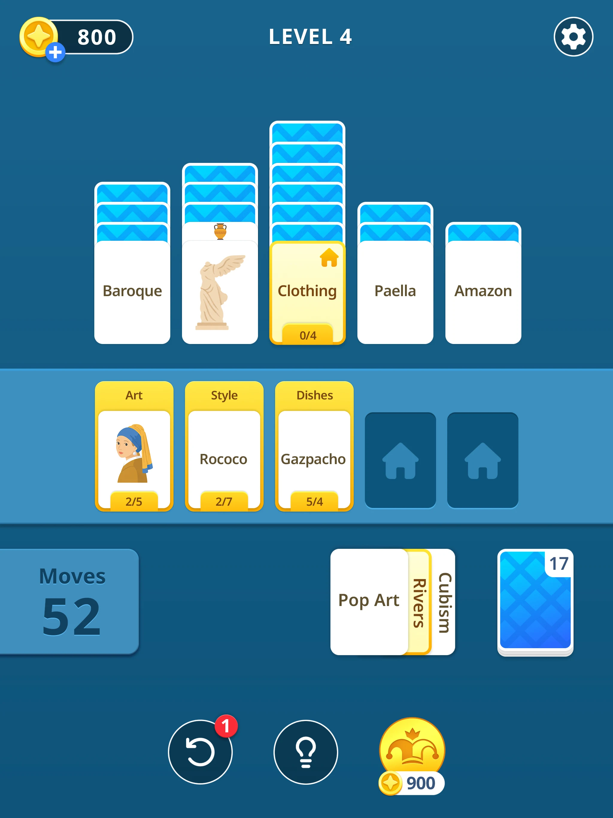 Solitaria: Word Puzzle Game screenshot